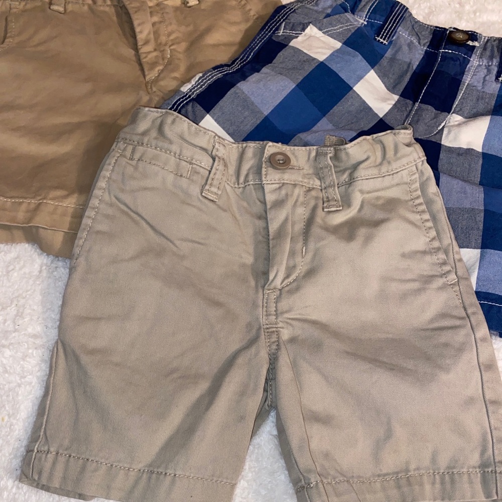3 PAIR boys shorts 3T Adjustable Waist Name Brand